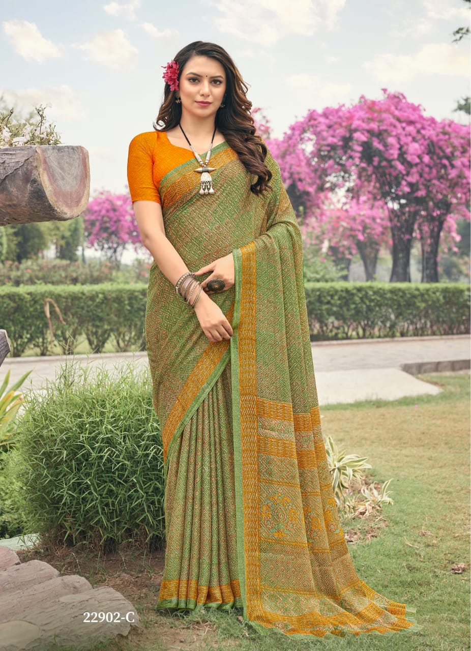 Aahana By Ruchi Printed Daily Wear Sarees Catalog